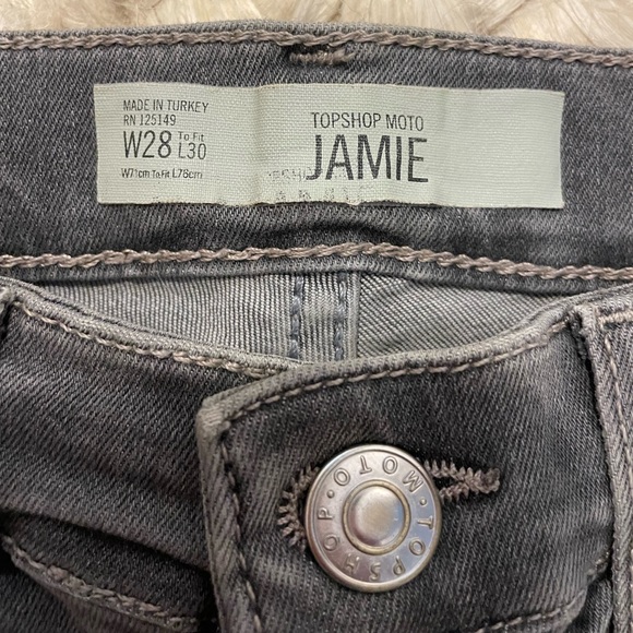 Topshop moto Jean in Jamie W 28 - Picture 3 of 6